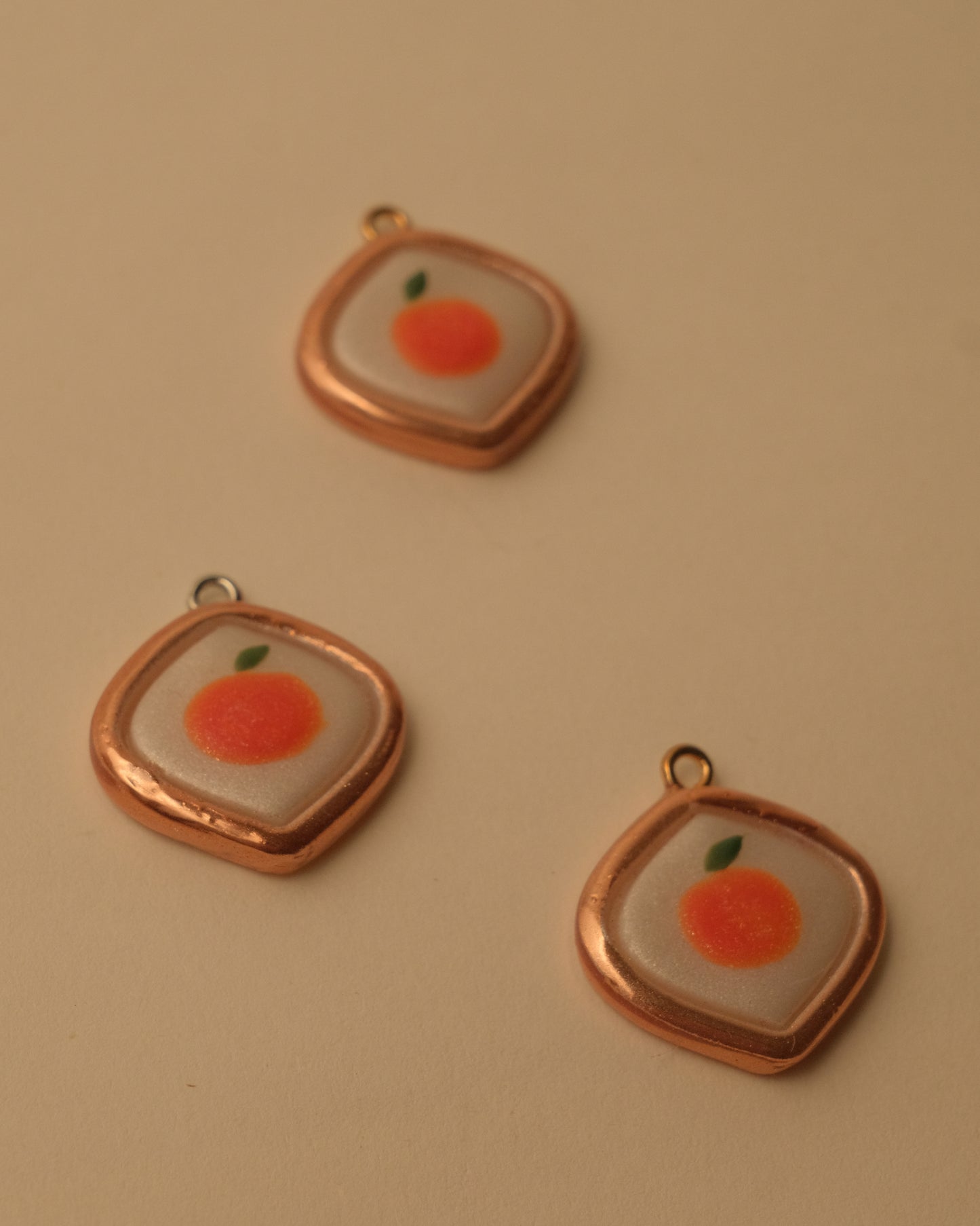 Orange Pendant Charm