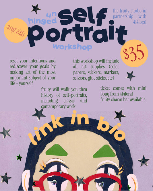 unhinged self-portrait workshop