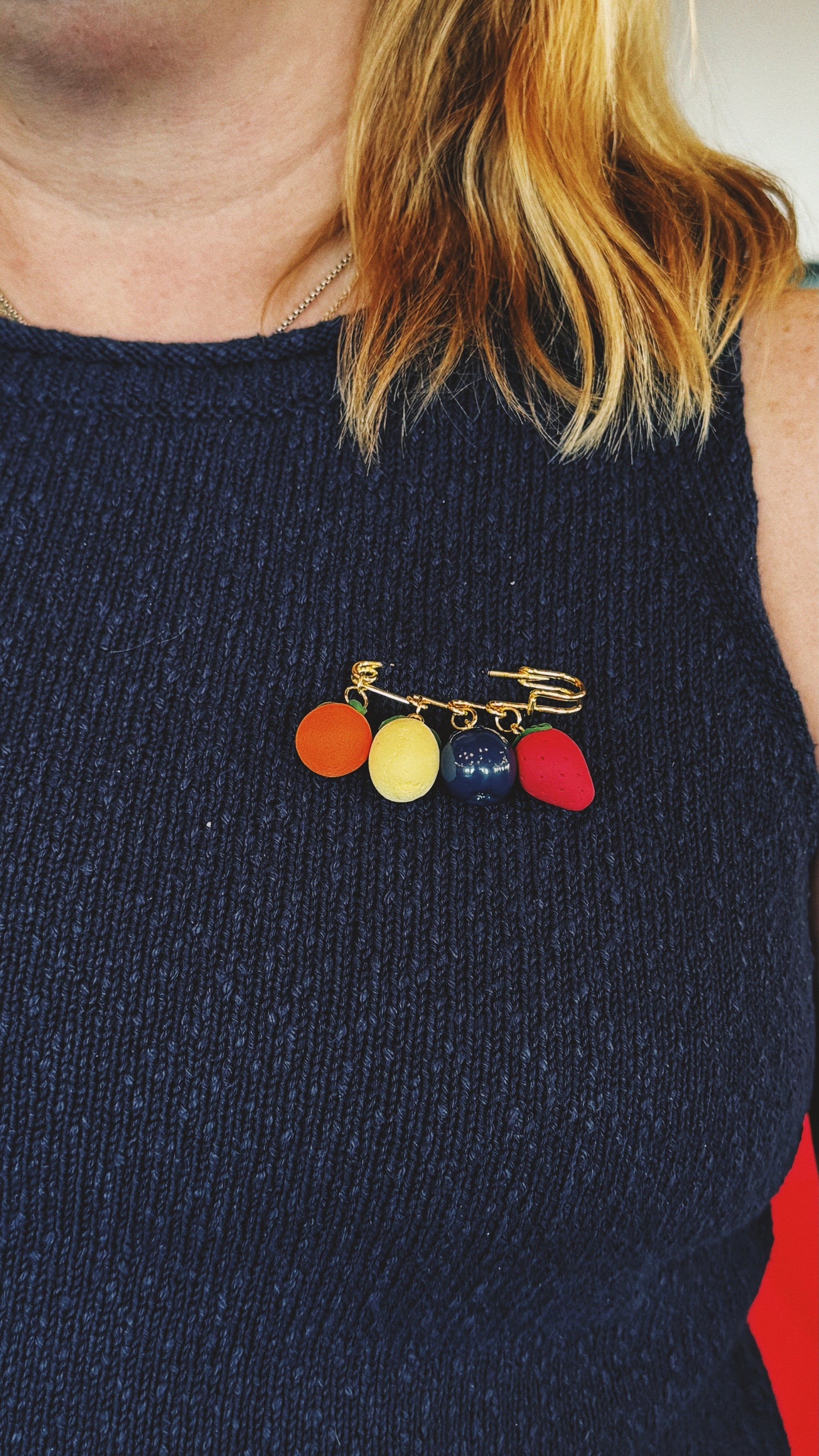 Blueberry Fruit Charm