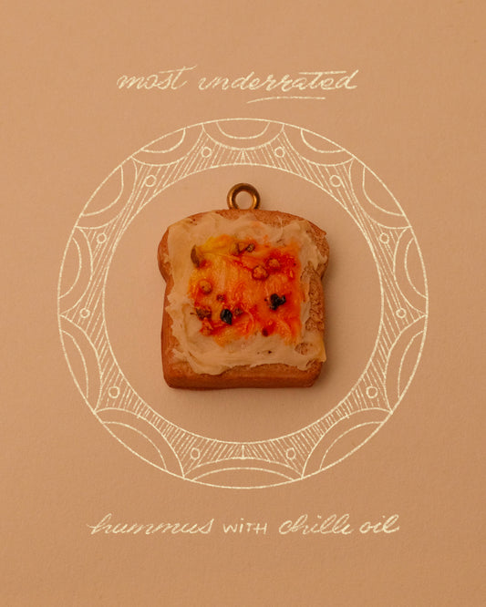 Hummus Toast + Chilli Oil