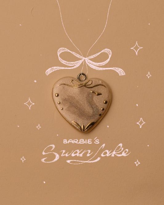 White Swan Pendant Charm