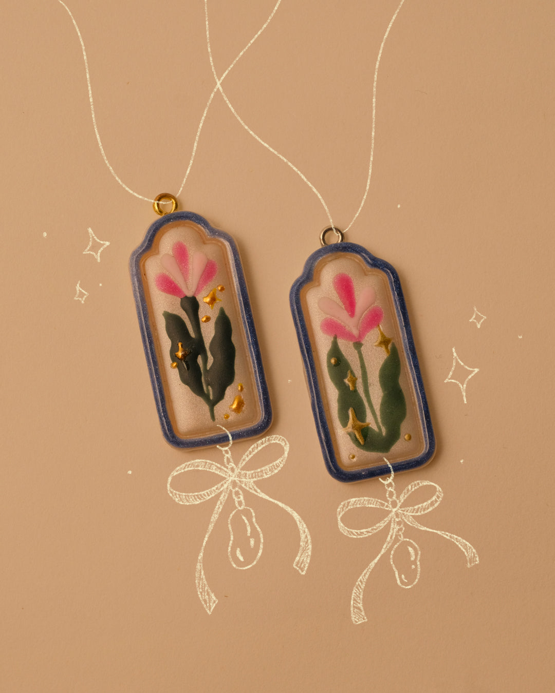 5 Petals Pendant Charms