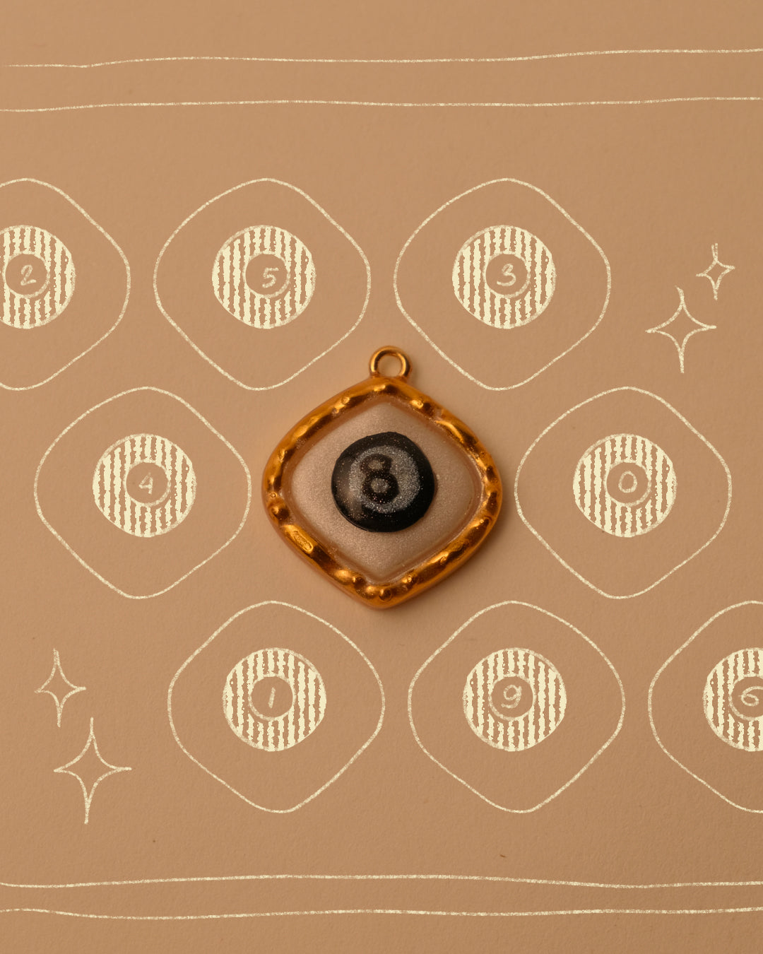 8-Ball Pendant Charms