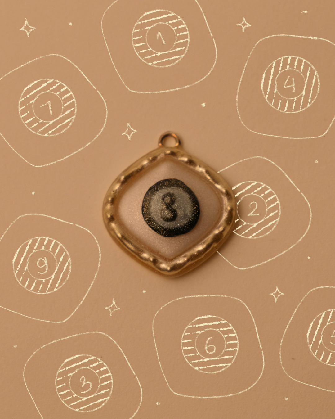 8-Ball Pendant Charms