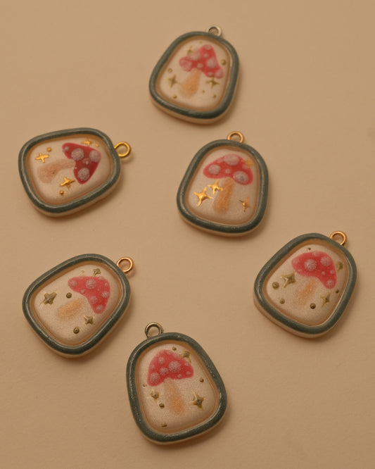 Mushroom Pendant Charm