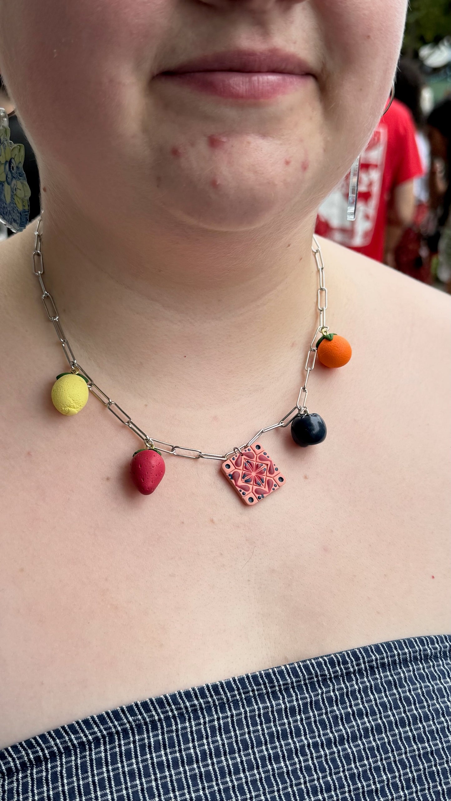 Strawberry Fruit Charm