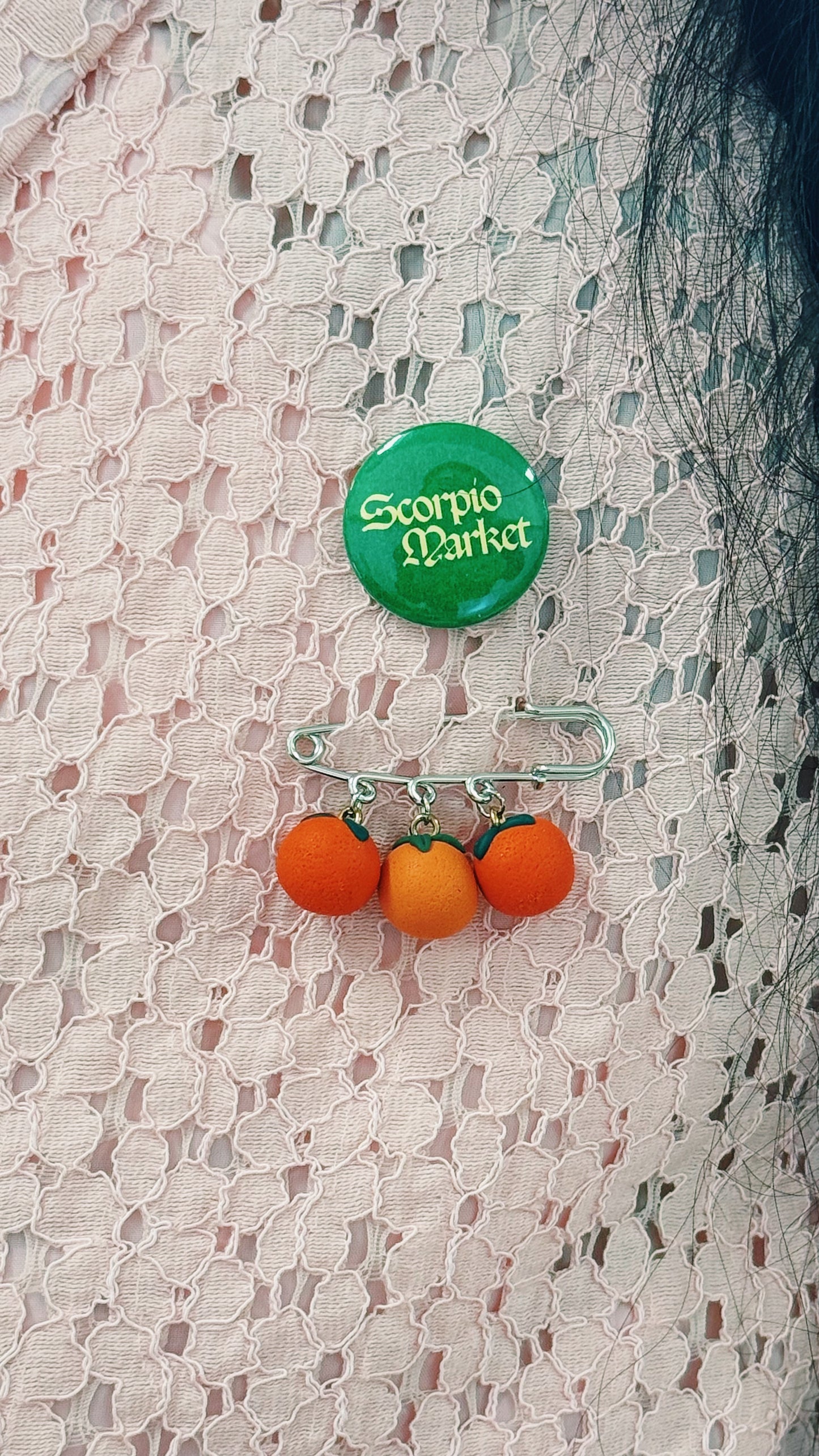 Orange Fruit Charm