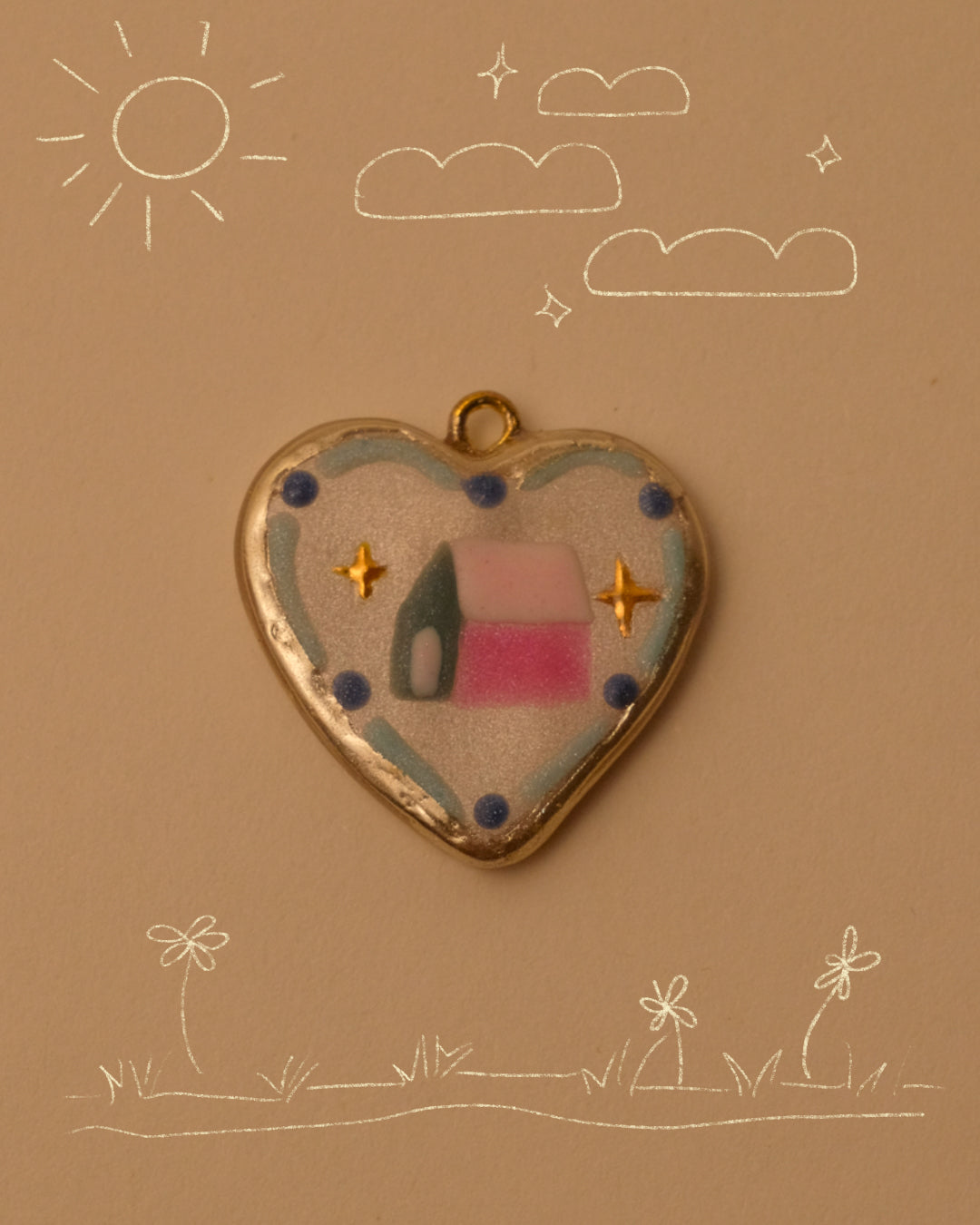 Home Pendant Charm