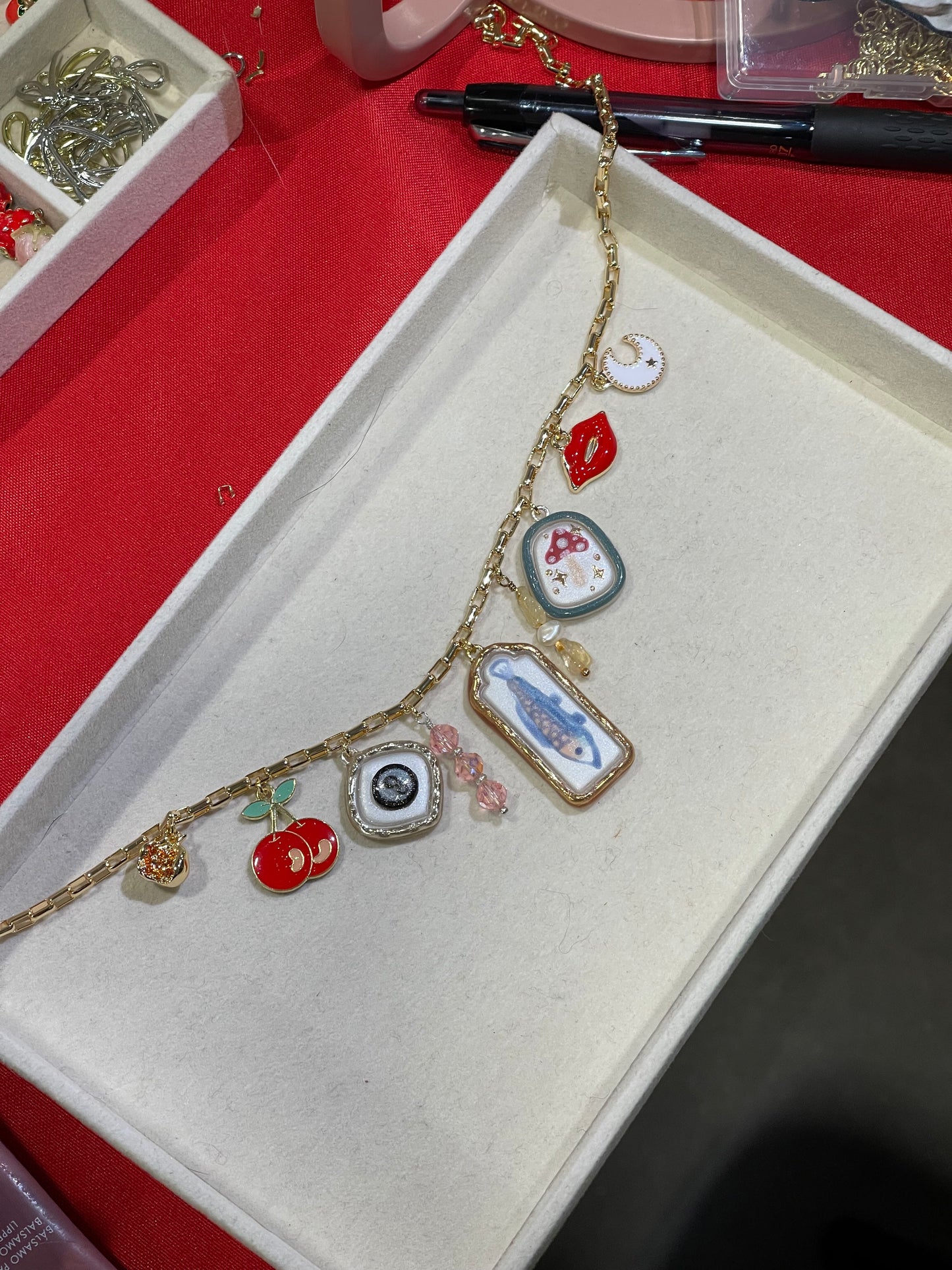 Mushroom Pendant Charm