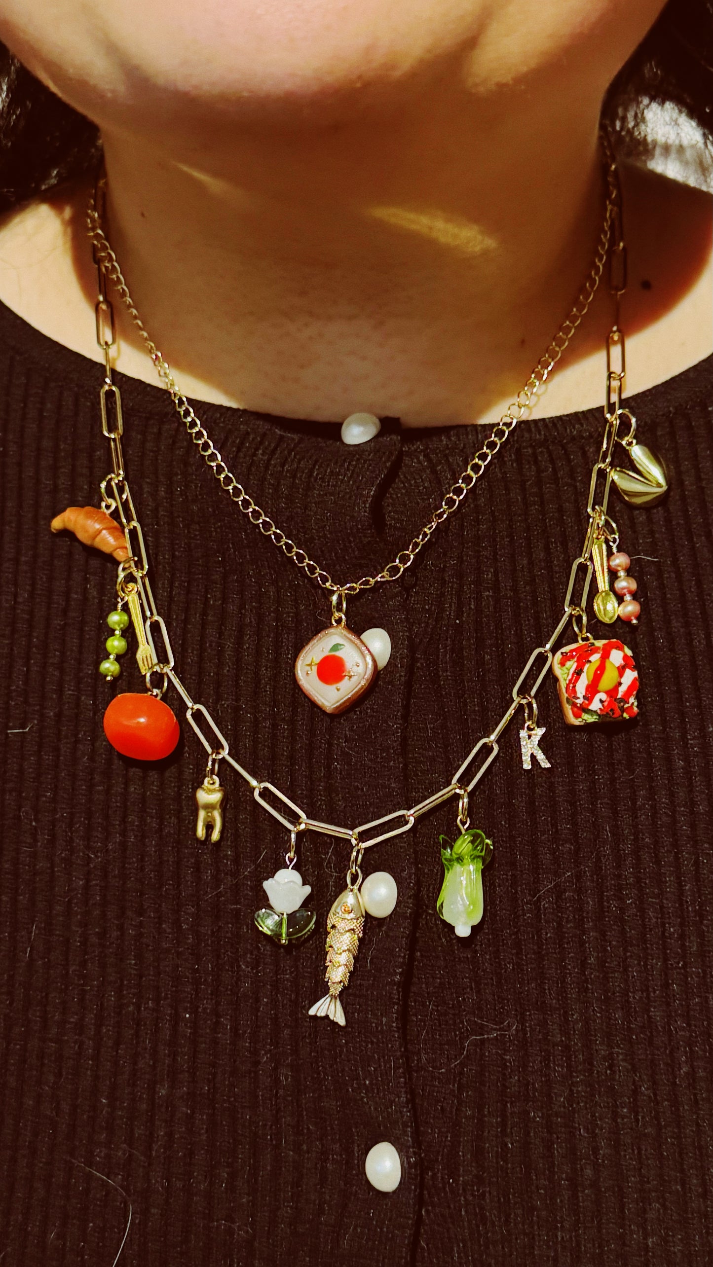 Orange Pendant Charm