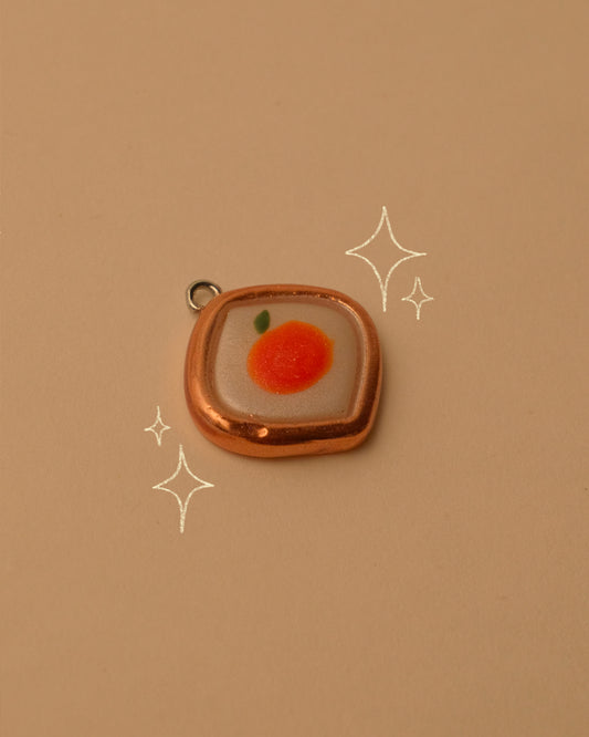 Orange Pendant Charm