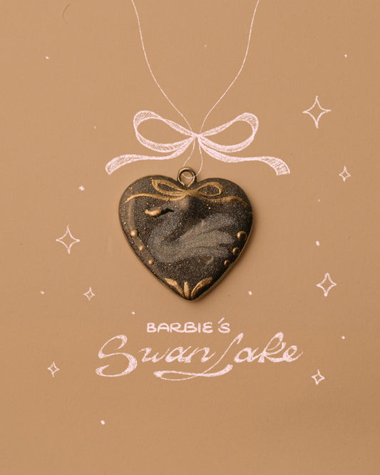 Black Swan Pendant Charm