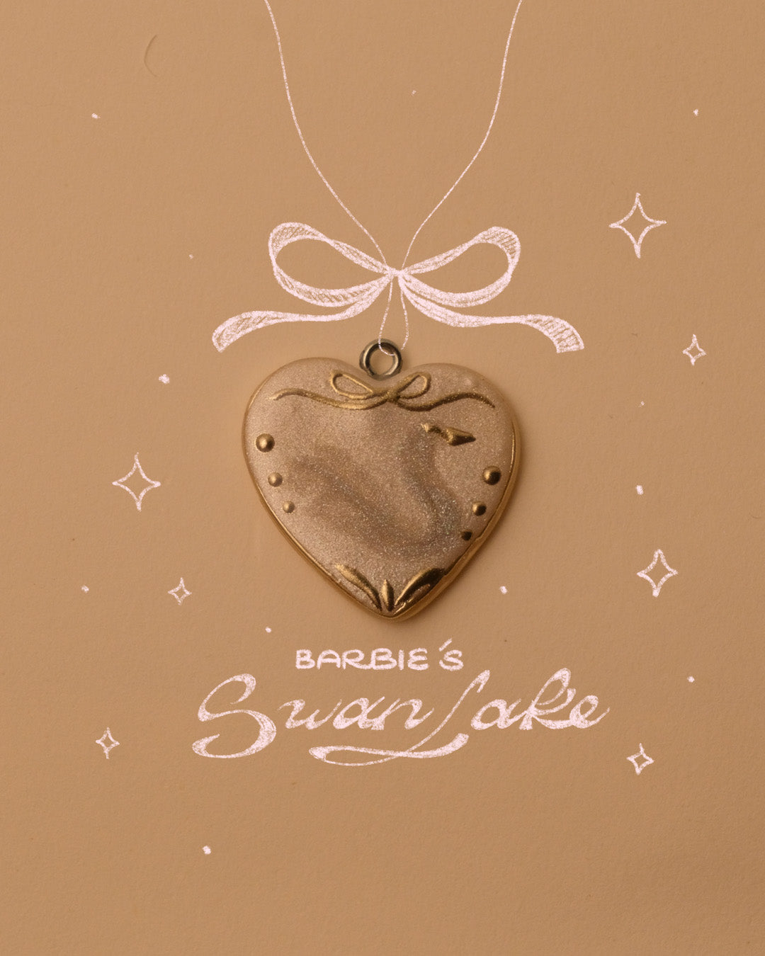 White Swan Pendant Charm