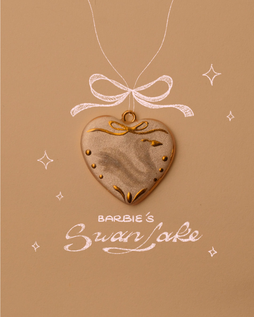 White Swan Pendant Charm