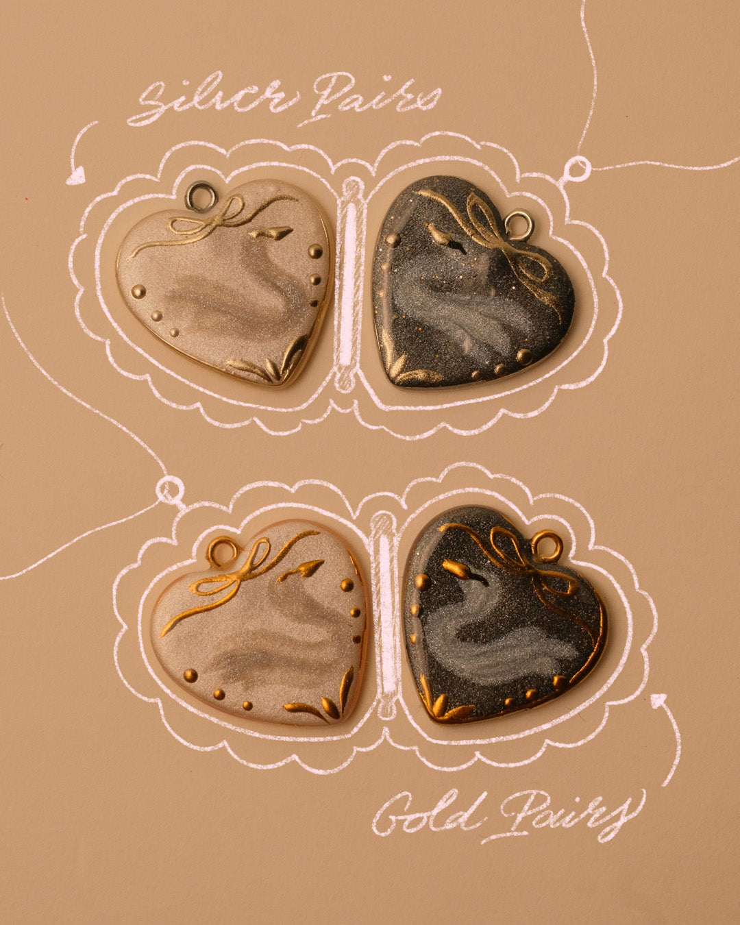 White Swan Pendant Charm